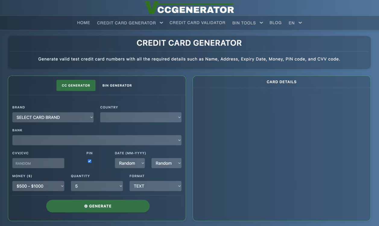 API available for NamsoGen